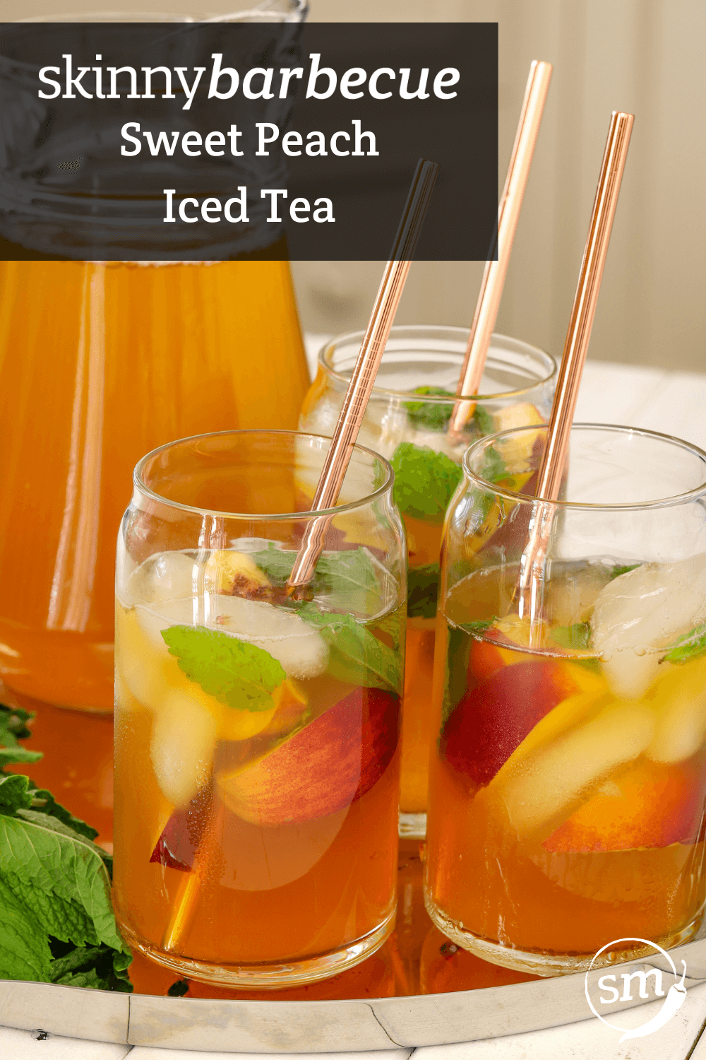 Sweet Peach Iced Tea - Erren's Kitchen