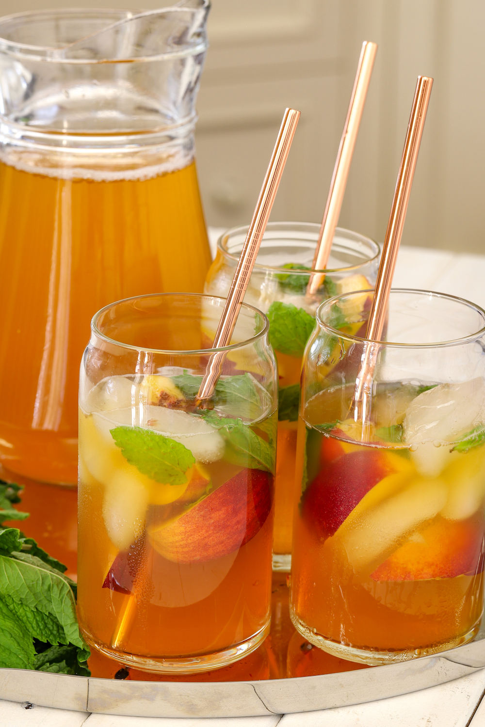 Peach iced tea recipe