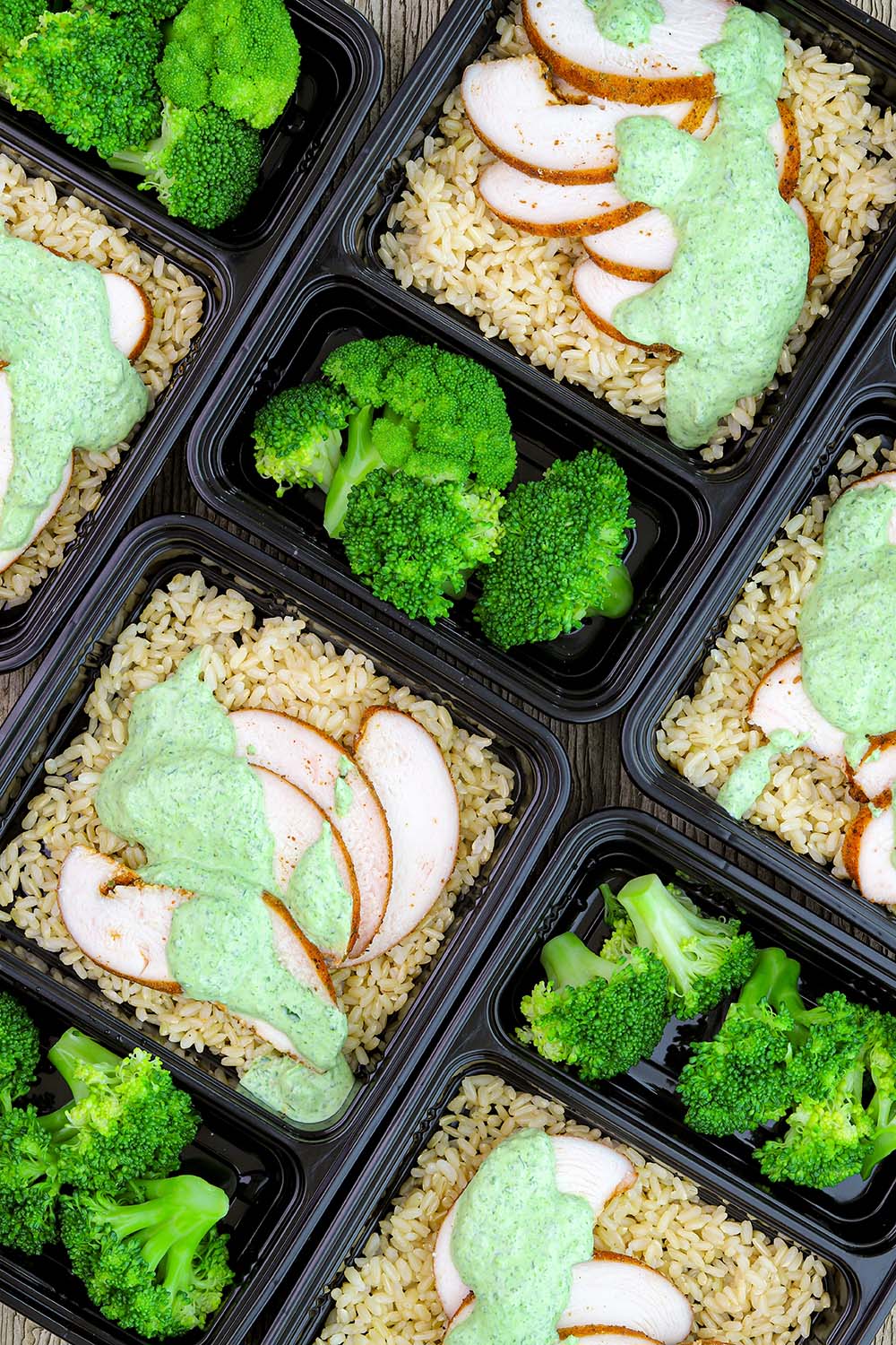 THMVI Green Goddess Chicken Meal Prep Skinnymixers