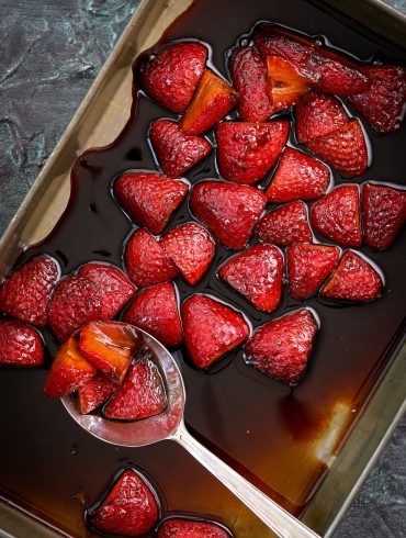 Roasted Balsamic Strawberries