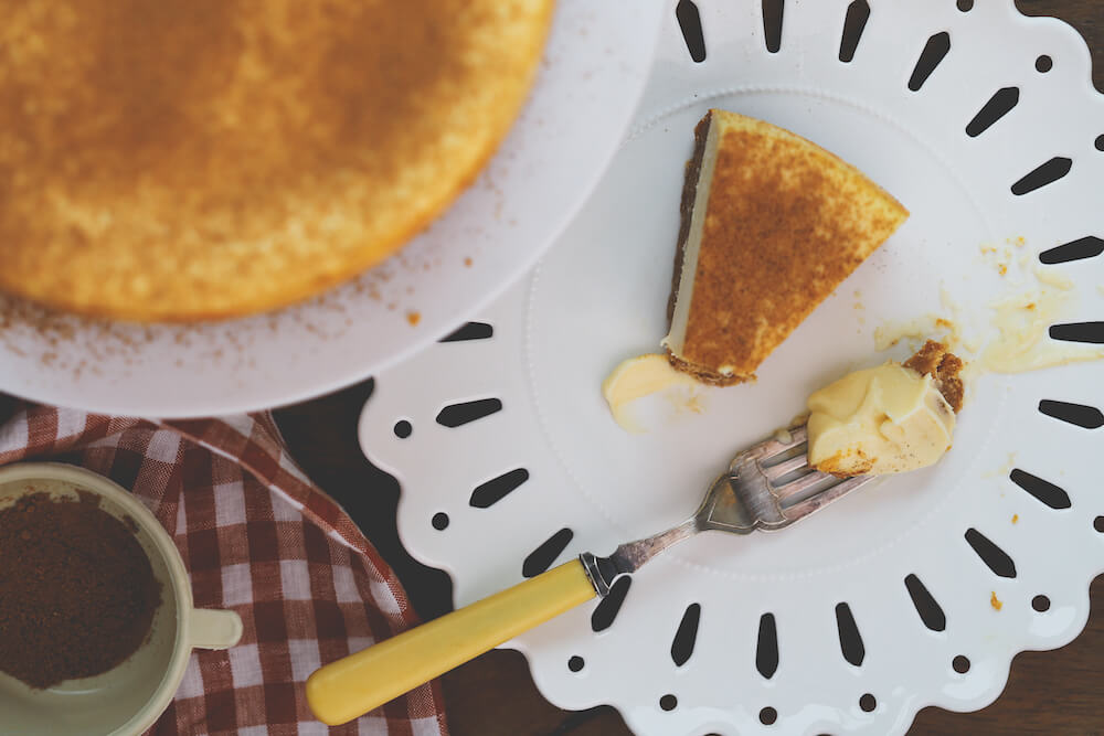 skinnymixer's New York Baked Cheesecake Thermomix Recipe-image