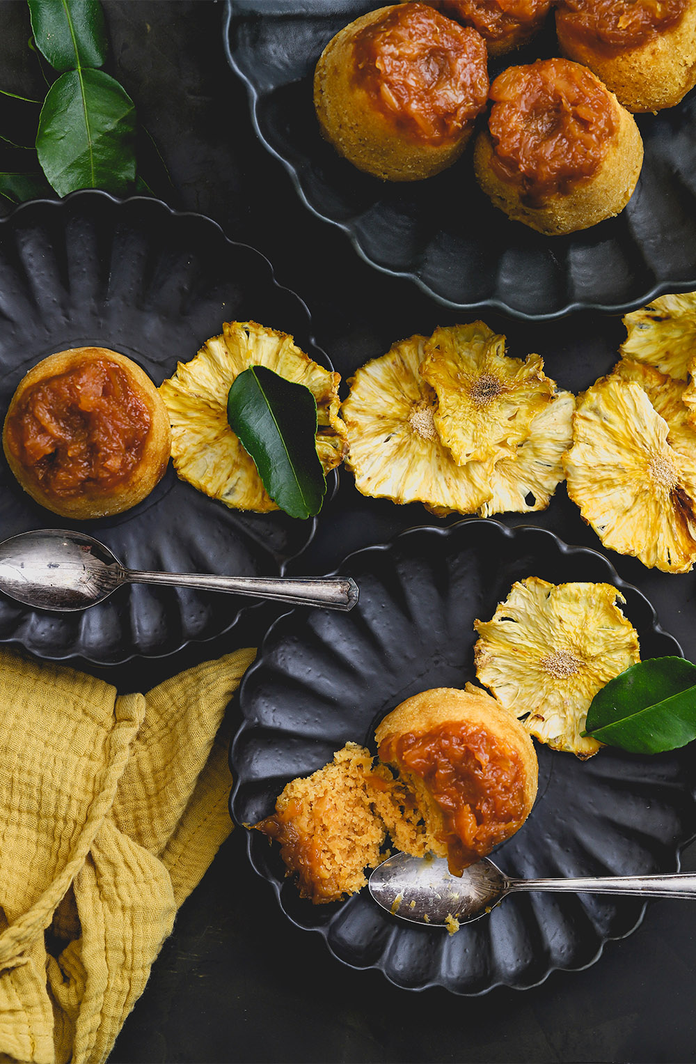 SKINNYASIA Steamed Coconut Pineapple Puddings Skinnymixers