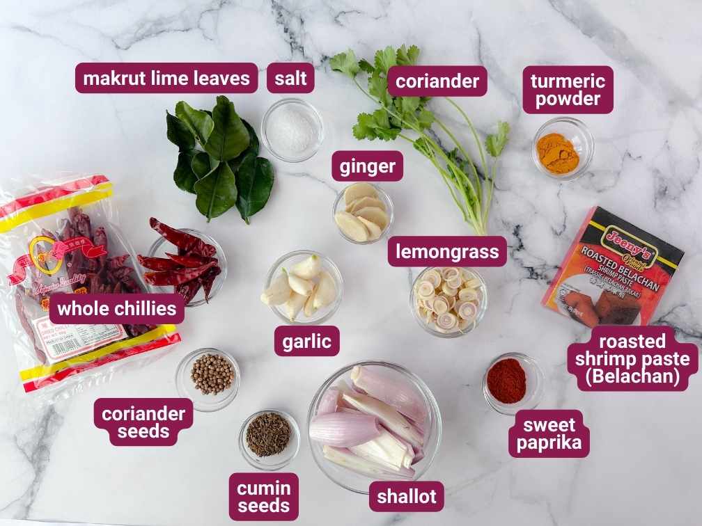 Red thai store paste ingredients