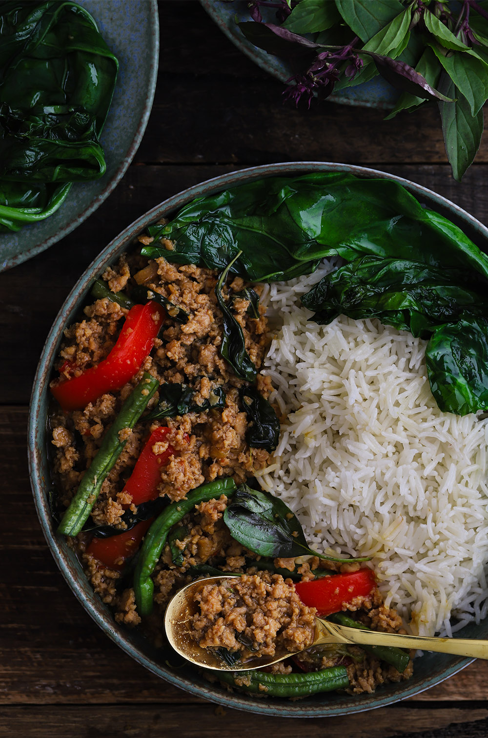 SkinnyAsia Thai Basil Stir Fry