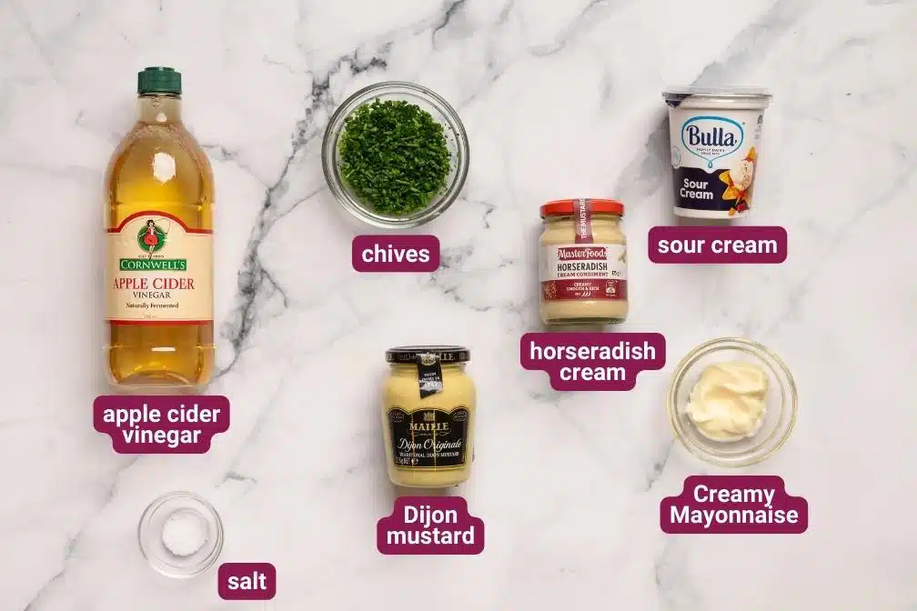 Horseradish Sauce Ingredients