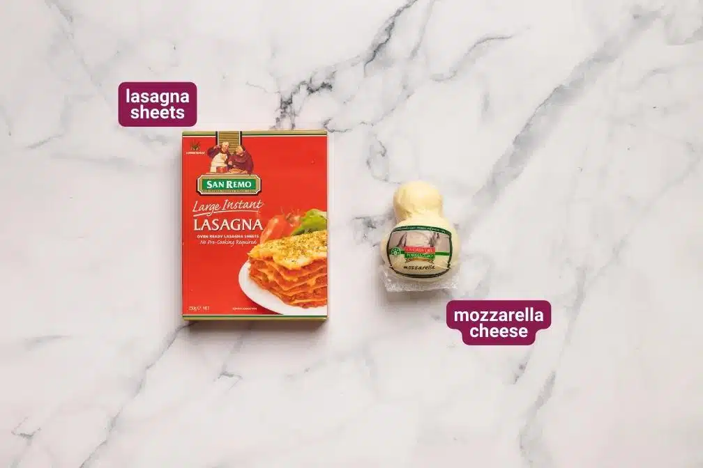 Family Lasagna Ingredients