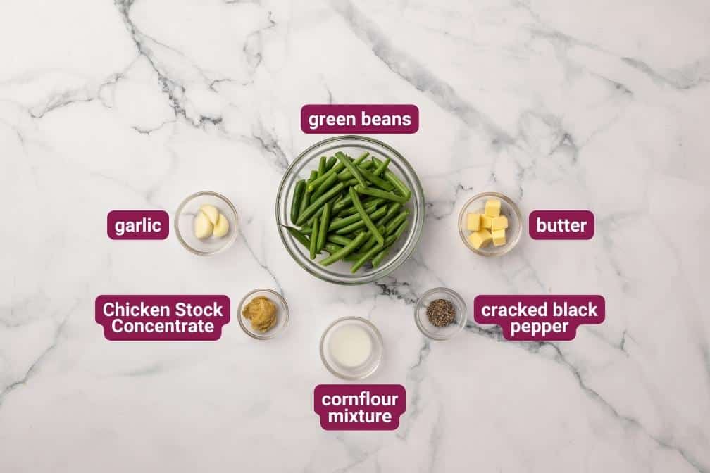 Garlic Green Beans Ingredients