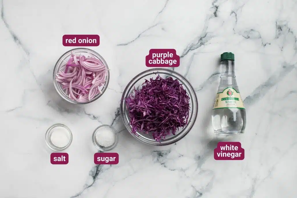 SkinnyAmerica Pickled Cabbage & Onion