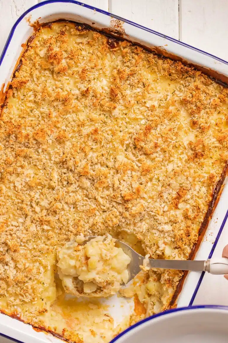 SkinnyAmerica Cheesy Potato Bake