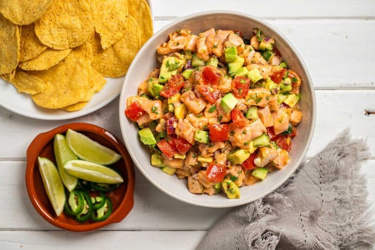 skinnymixers ceviche