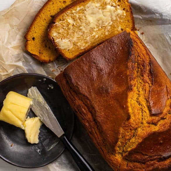 skinnymixers pumpkin loaf