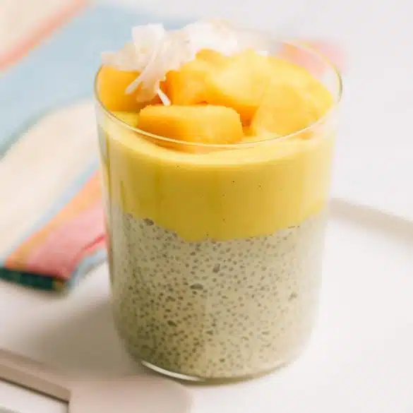 Mango Coconut Chia Pudding Thermomix Recipe