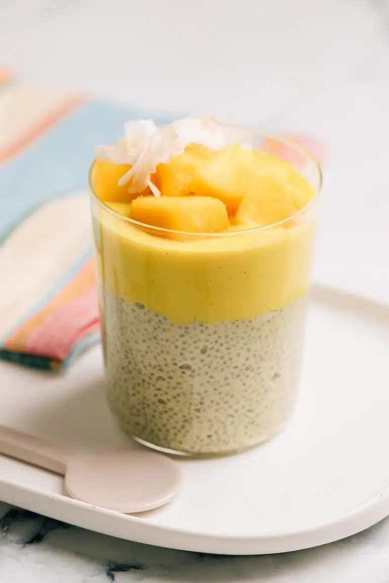 Mango Coconut Chia Pudding Thermomix Recipe