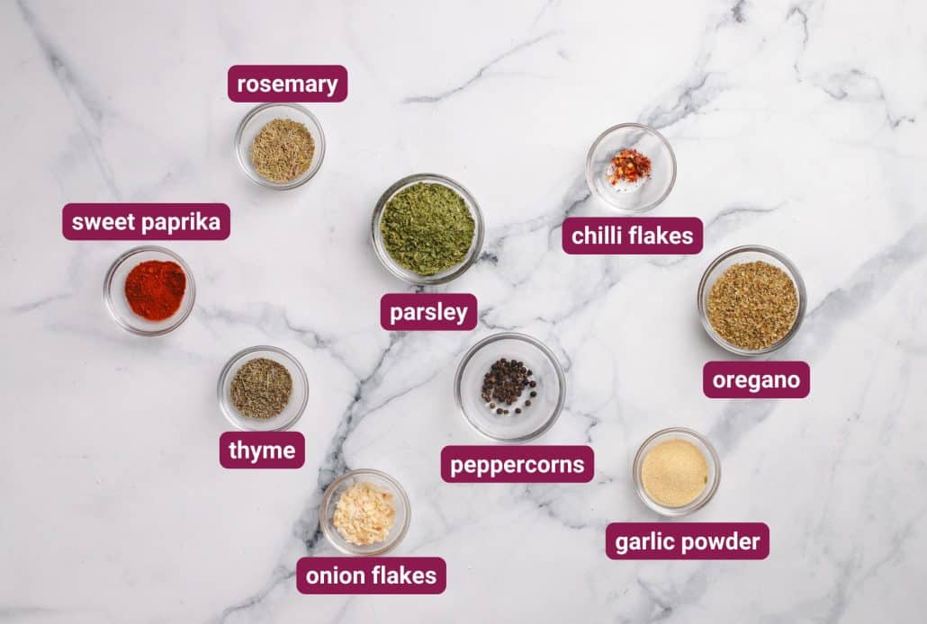 Skinnymixers Italian Spice Mix Ingredients