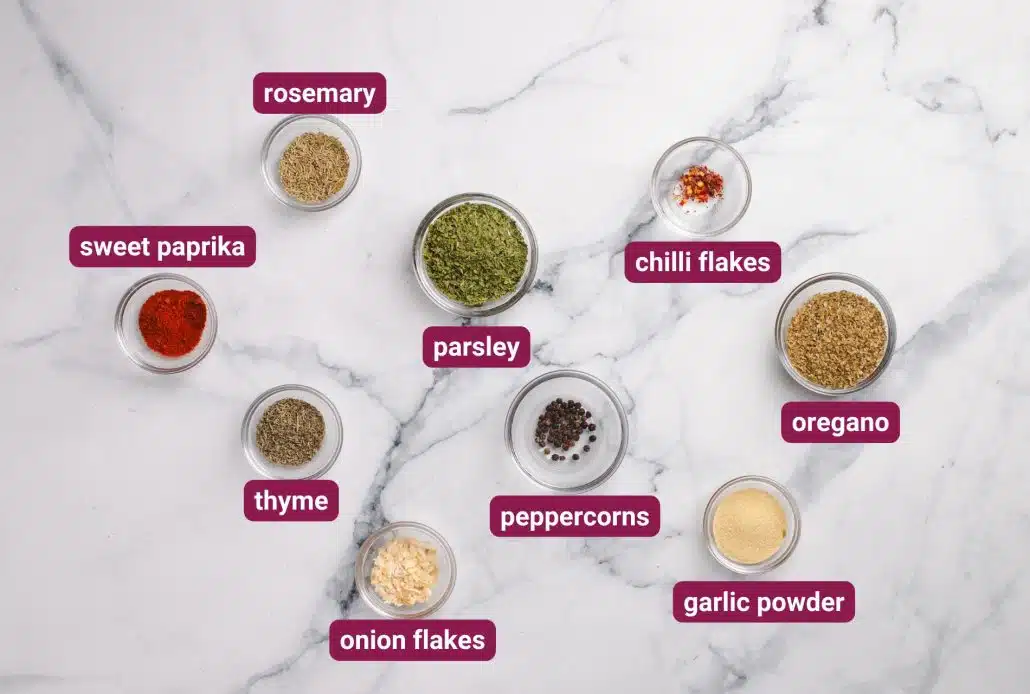Skinnymixers Italian Spice Mix Ingredients