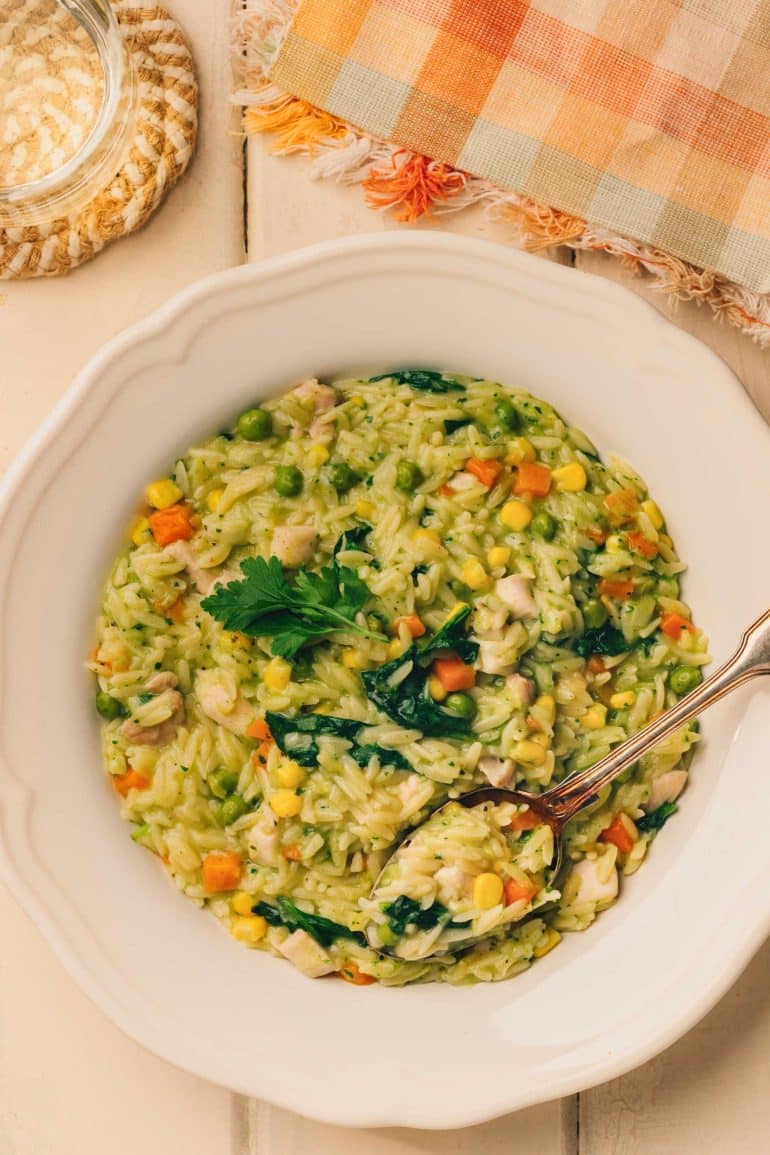 Chicken & Vegetable Risoni