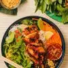 Lemongrass Chicken Bun Bowl