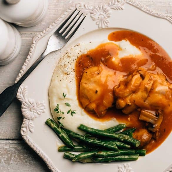 Skinnymixers Slow Cooked Chasseur - French Chicken Stew