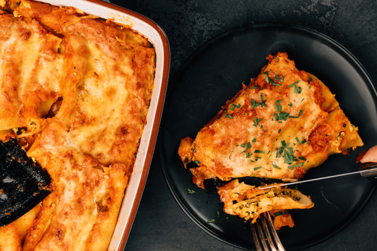 Pumpkin, Spinach & Ricotta Cannelloni Thermomix Recipe
