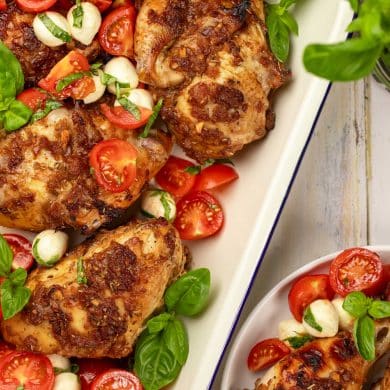 Skinnymixers Balsamic Roast Chicken from SkinnyMediterranean.