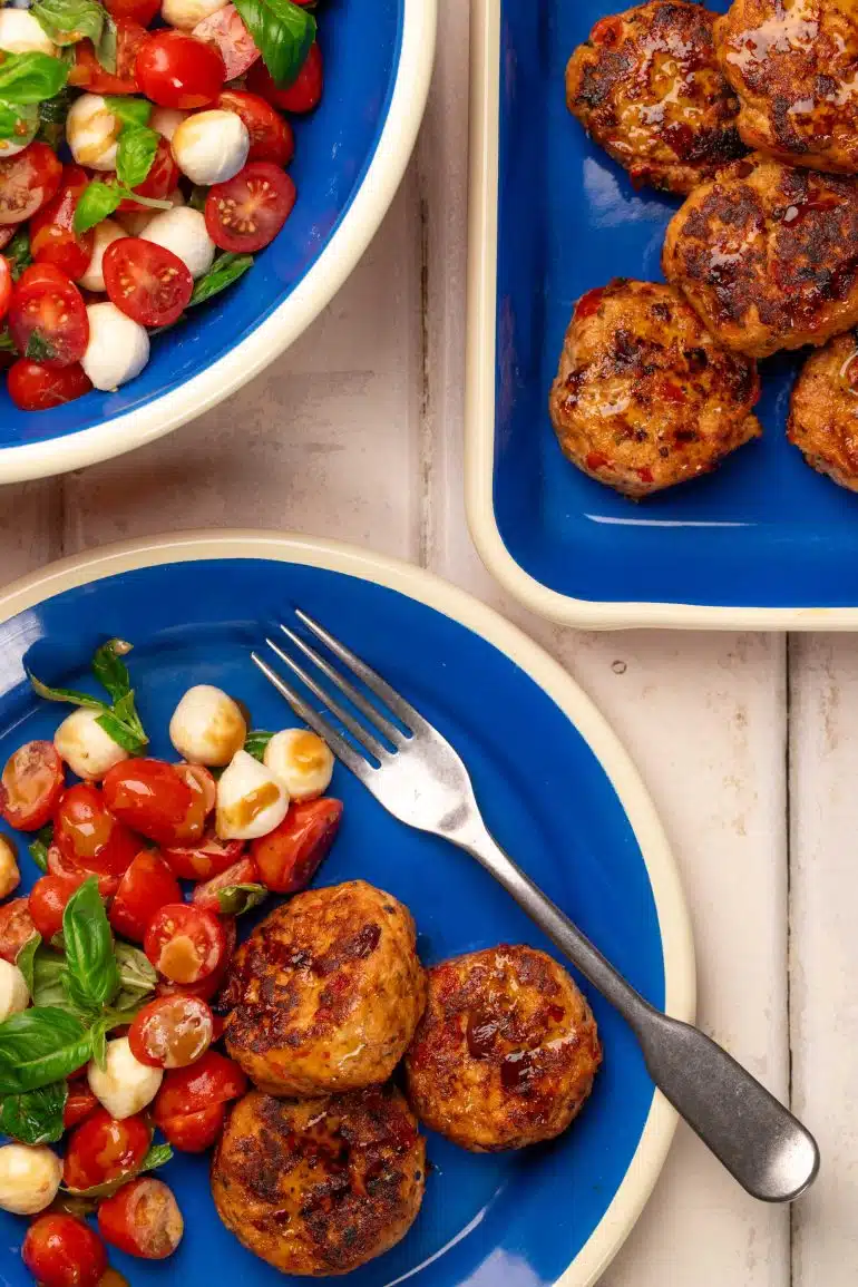 Skinnymixers Cacciatore Rissoles from SkinnyMediterranean.