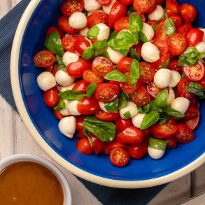 Skinnymixers Caprese Salad from SkinnyMediterranean.