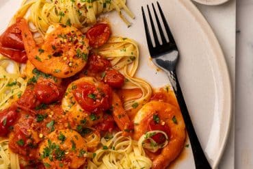 Skinnymixers Chilli Garlic Prawns from SkinnyMediterranean.