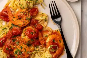 Skinnymixers Chilli Garlic Prawns from SkinnyMediterranean.