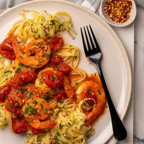 Skinnymixers Chilli Garlic Prawns from SkinnyMediterranean.