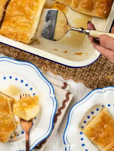 Skinnymixers Galaktoboureko from SkinnyMediterranean.