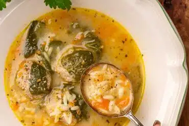 Skinnymixers Italian Wedding Soup from SkinnyMediterranean.