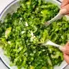 Skinnymixers Maroulosalata (Greek Lettuce Salad) from SkinnyMediterranean.