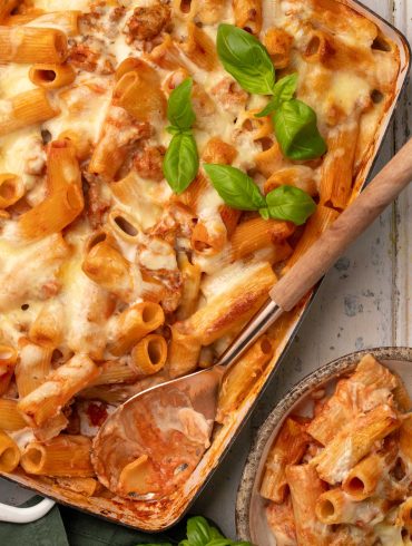 Skinnymixers Pasta al Forno from SkinnyMediterranean.