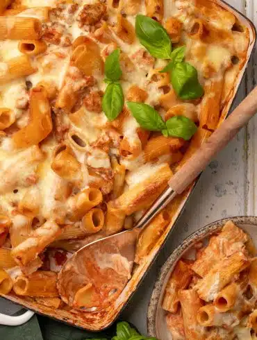 Skinnymixers Pasta al Forno from SkinnyMediterranean.