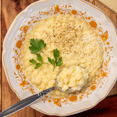 Skinnymixers Pastina from SkinnyMediterranean.