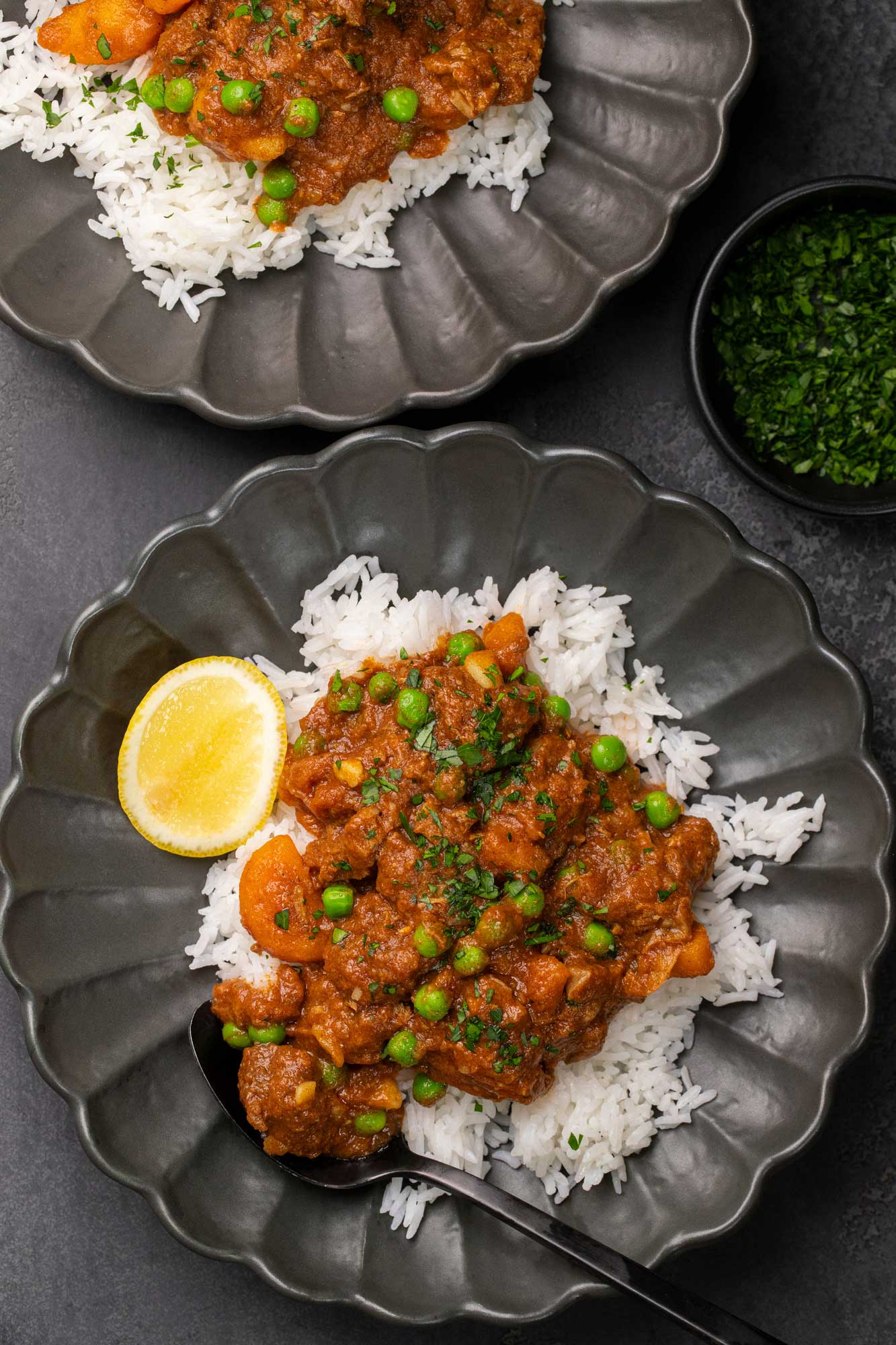 Slow Cooked Bazella (Lebanese Pea Stew)