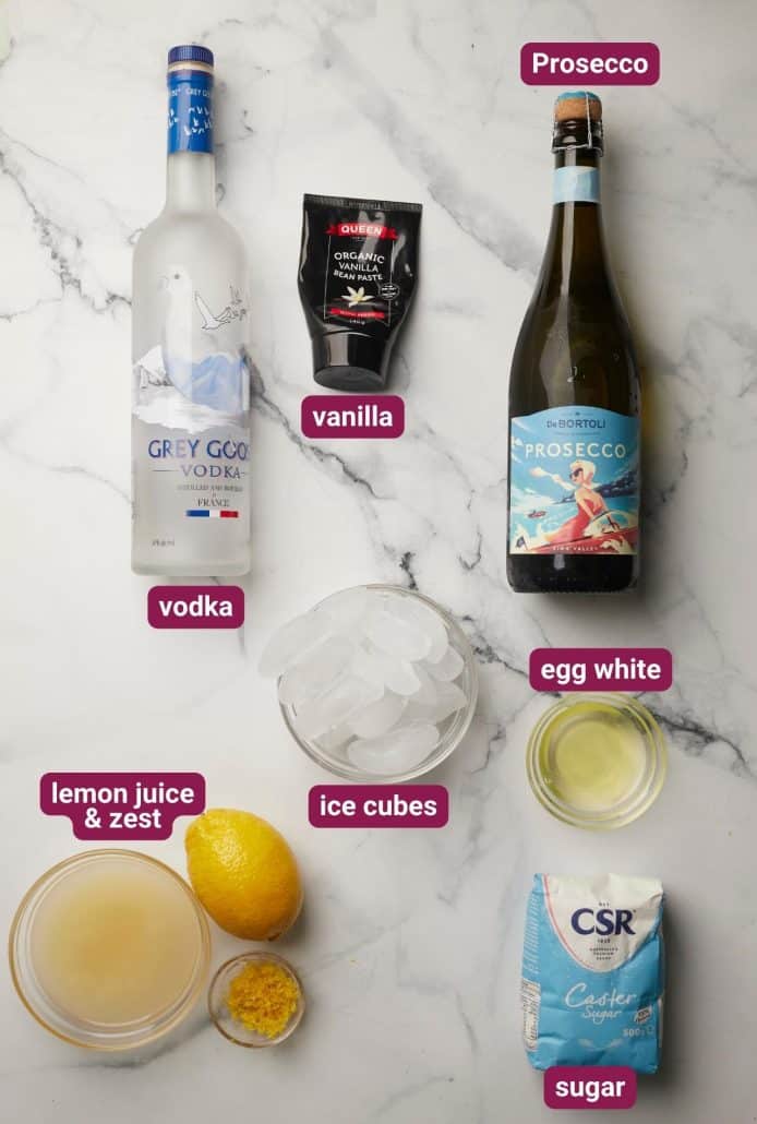 Prosecco Sorbetto from SkinnyMediterranean