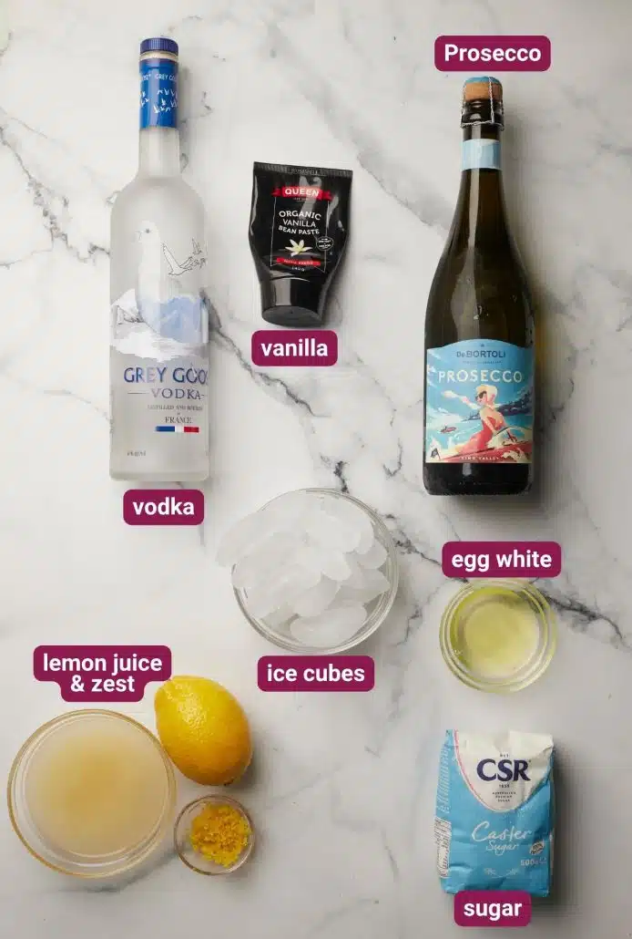 Prosecco Sorbetto from SkinnyMediterranean