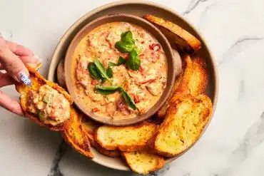 Guest Recipe Chloe’s Roasted Tomato Burrata Dip