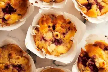 Mez's Raspberry & White Chocolate Muffins