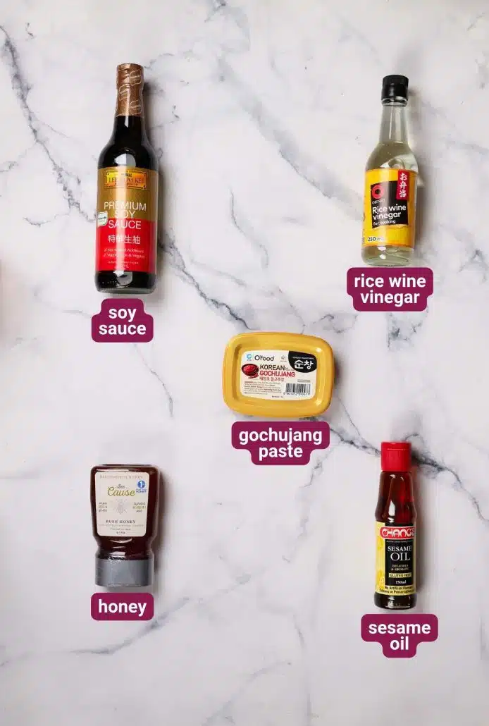 What you will need to make Bibimbap from Dinners 4