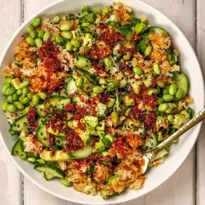 Crispy Rice Tuna Salad