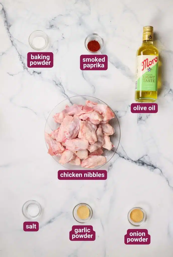 What you will need to make Garlic Parmesan Wings from Dinners 4