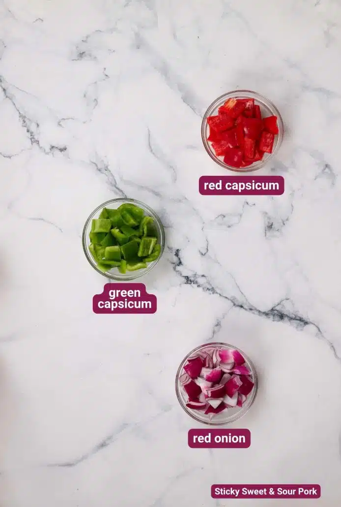 What you will need to make Sticky Sweet & Sour Pork from Dinners 4