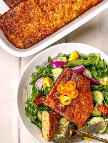 Bacon, Cheese & Zucchini Slice