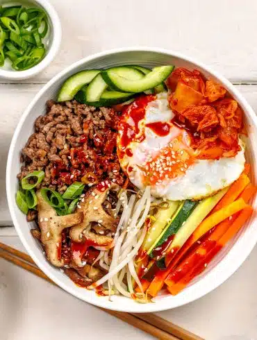 Skinnymixers Bibimbap (Korean Beef Rice Bowl)
