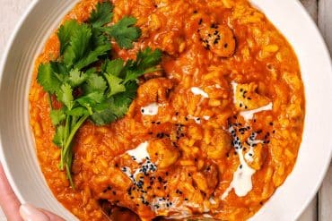 Skinnymixers Butter Chicken Risotto from The Healthy Mix Dinners 4