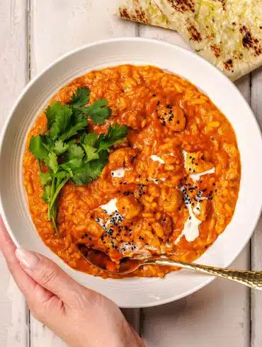 Skinnymixers Butter Chicken Risotto from The Healthy Mix Dinners 4