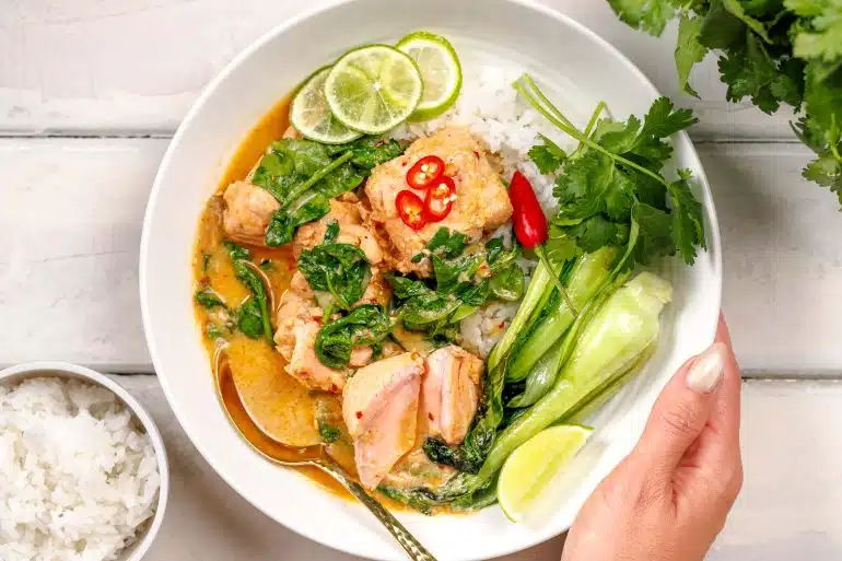 Coconut Miso Salmon Curry