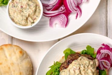 Skinnymixers Persian Lamb Burger from The Healthy Mix Dinners 4